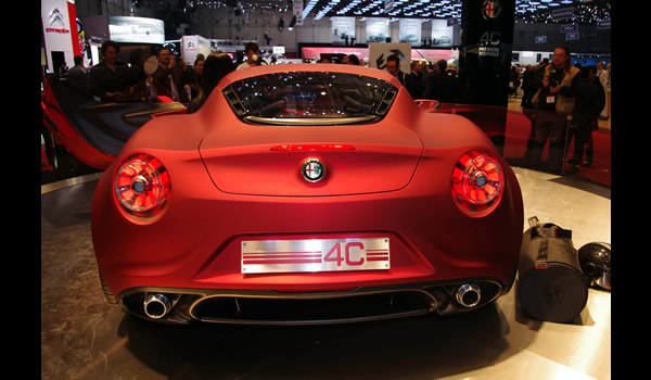 Alfa Romeo 4C Concept 2011  rear 2